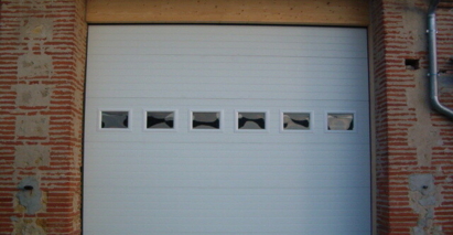 White Isol-R foam panel door with square