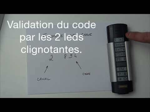 Moteur Sommer - Paramétrage du digicode