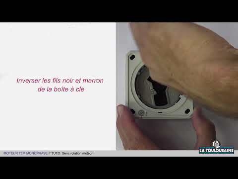 Moteur Tubulaire pour Grilles et Rideaux - Vérification du sens de rotation