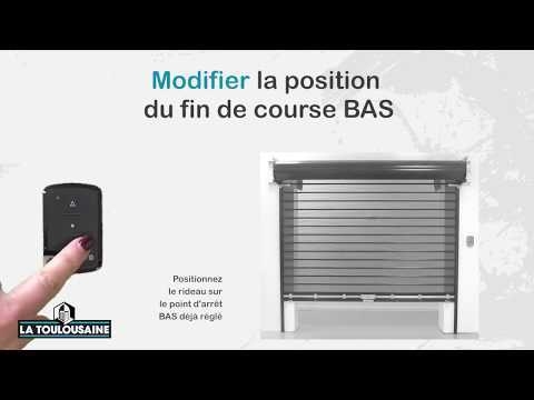 Moteur Centris VeoHz - Modifier le fin de course bas