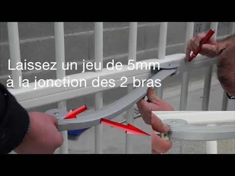 Tuto de pose - Portail battant 2 vantaux motorisé gamme MECA'CLAV