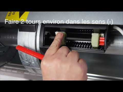 Moteur Axial - Réglage fins de course