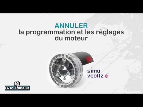Moteur Centris VeoHz - Annuler les réglages du moteur