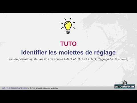 Moteur tubulaire Grilles et Rideaux Métalliques - Identification des molettes