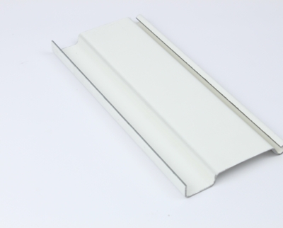 White End Slat Profile 15/10th similar to Ral 9010 for 47 mm
