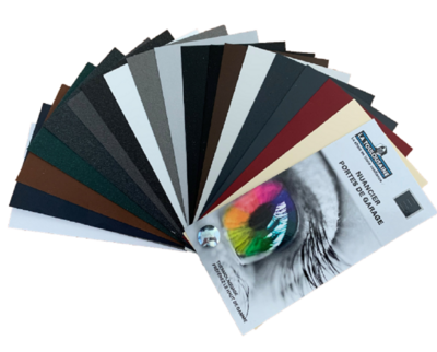 Garage doors color chart