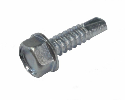 6.3x25 self-drilling H-head screw with base - Side section