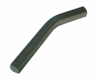 Curved key for Hollow Shaft springs