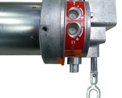 T45M Operator with emergency operation (with base, for hollow axle 133 mm)
