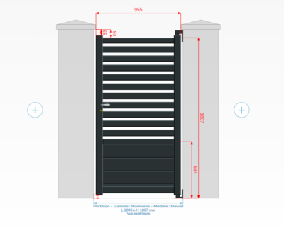 Portillon Hawai 2332134A