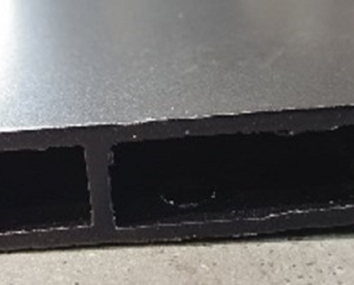 Discharge Side Frame - RAL9005 (Black) - Side Shift Frame