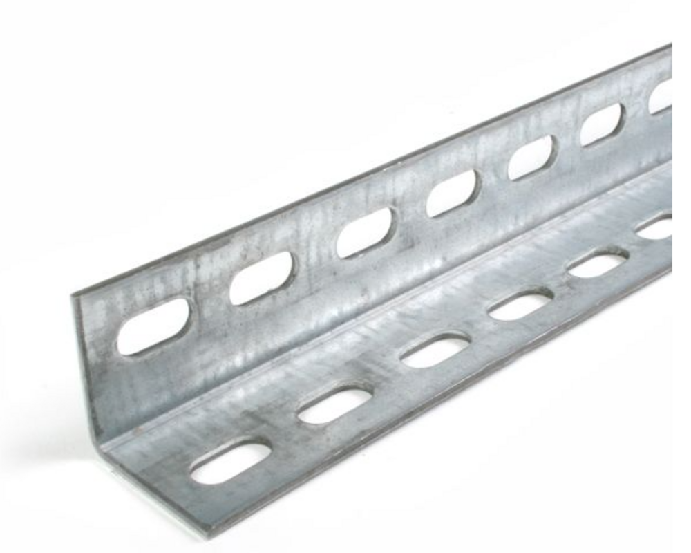 Cornière perforée 40x40x2,5 longueur 3000 mm (Suspente Rails Sectio INDUS >20 m2 Espace