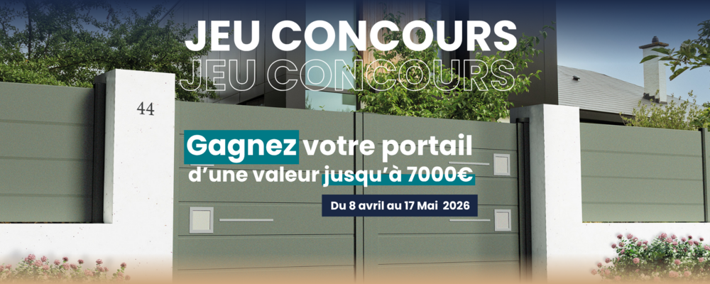 Jeu concours - Gagnez votre portail d’une valeur jusqu’à 7000 €