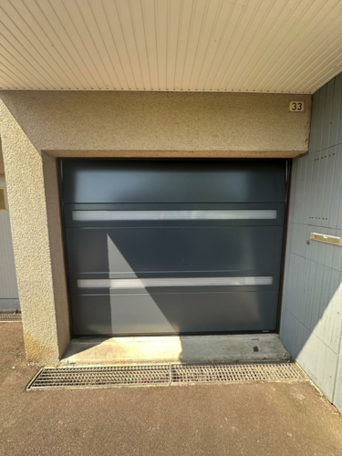 Porte sectionnelle visio panoramique 7016