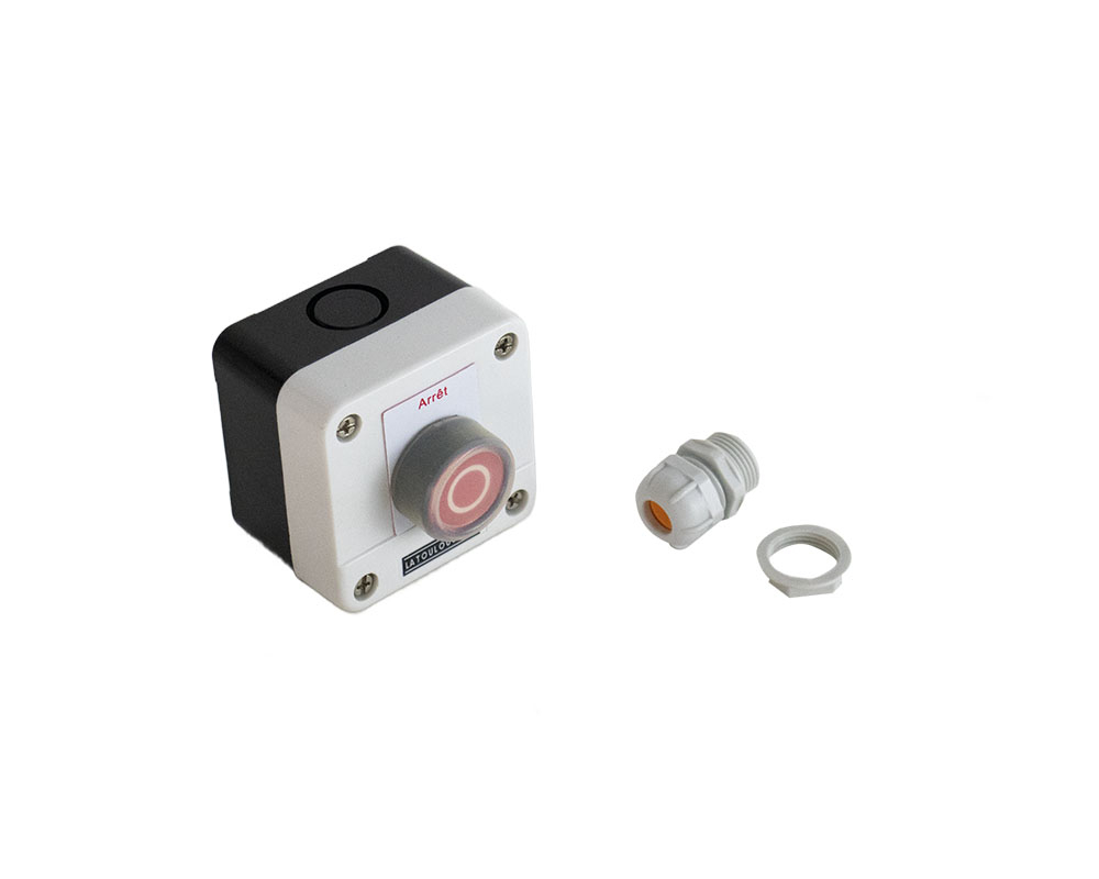 Wall-mounted Pulse 1-button box | Professional area | La Toulousaine