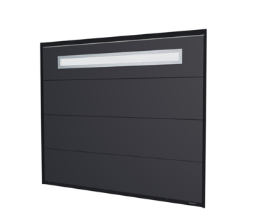 ALUNOX Window - Line 1860x180 - FROSTED Glass