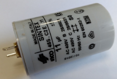 11uF capacitor for Axial II Red motor (and veoHz)