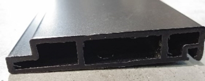 Vertical Frame Left - RAL9005 (Black) - Side Shift Frame