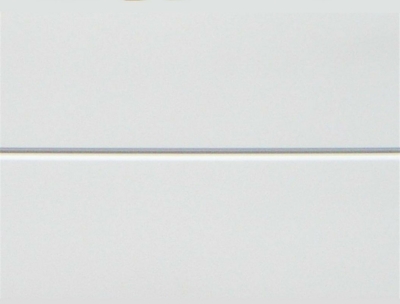 Panneau Nu Nouveau Modèle 500 Mono Rainuré Blanc Lisse  APD