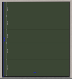 Porte sectionnelle villa lisse 2610541A