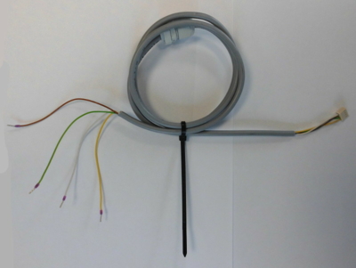 Câble avec fiche pour coffret CS300 pour connecter un récepteur externe
