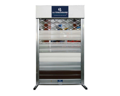 Roller Shutter Display Stand Collector Model