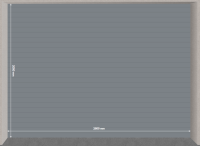 Rideau MINIMAX, lames pleines pas de 47, 8/10ème galva 2566997A