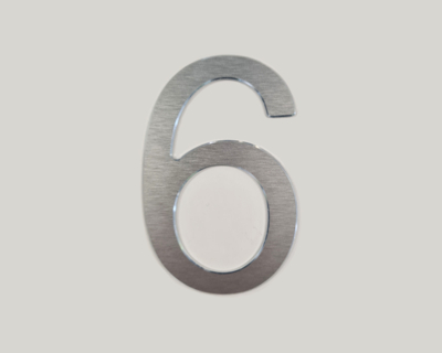 Rue à coller Alunox number (height 100 mm): 6