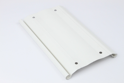 White Lacquered full Slat 10/10°, similar to Ral 9010, 110 mm