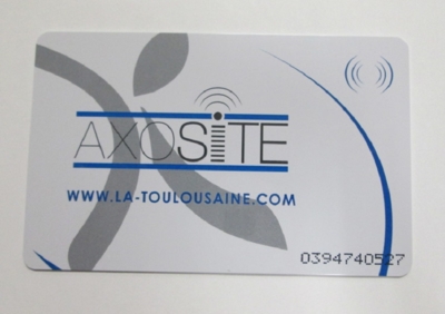 AXOSITE : Badge maître carte RFID 13.56 MHz