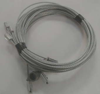 Câbles de Traction RE100 - 2100mm < HP <= 2150mm - Lg = 2365mm (La paire)