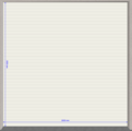 Rideau "Murax 110" lames pleines, 6/10ème, laqué blanc 2615249A