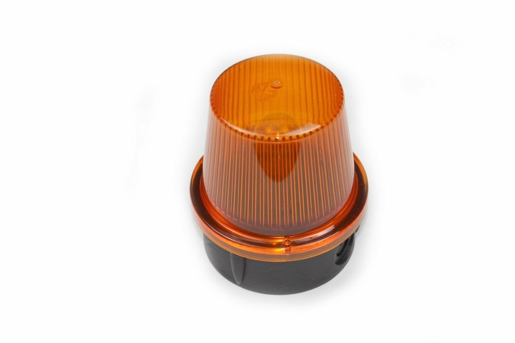 Spot Orange clignotant 24 Volts avec ampoule