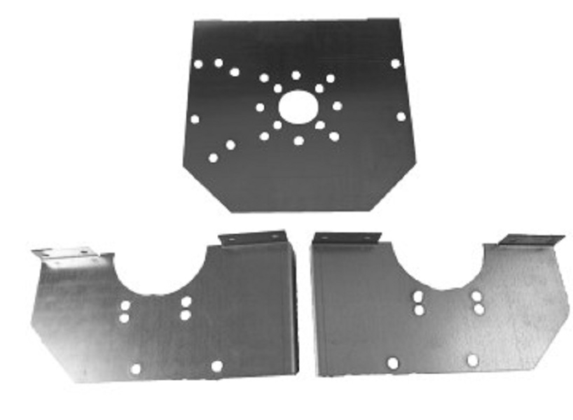 Jeu de Plaques Axe creux  à souder renforcées 400
