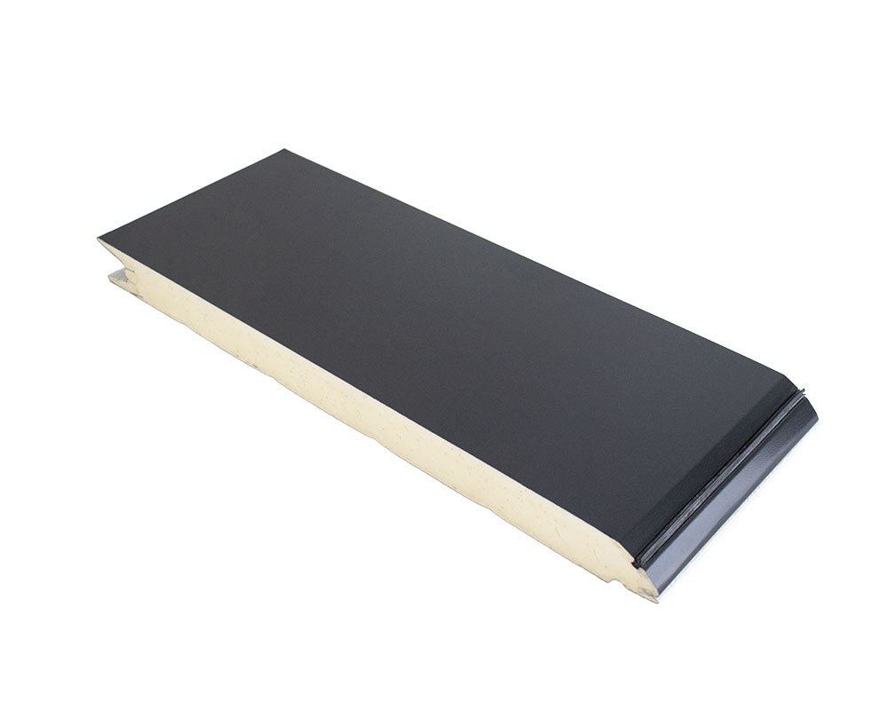 Panneau Nu - 500 - Lisse - Sans Rainure - Noir 2100 Sablé