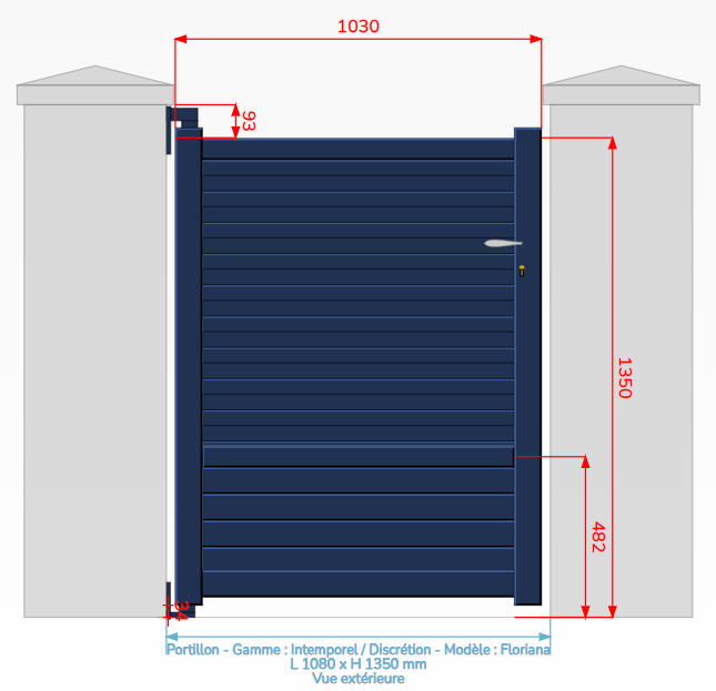 Portillon FLORIANA 2524200B